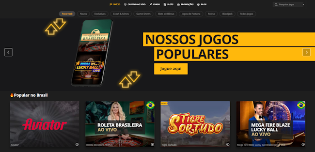 Cassino ao vivo
